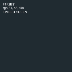 #1F2B31 - Timber Green Color Image